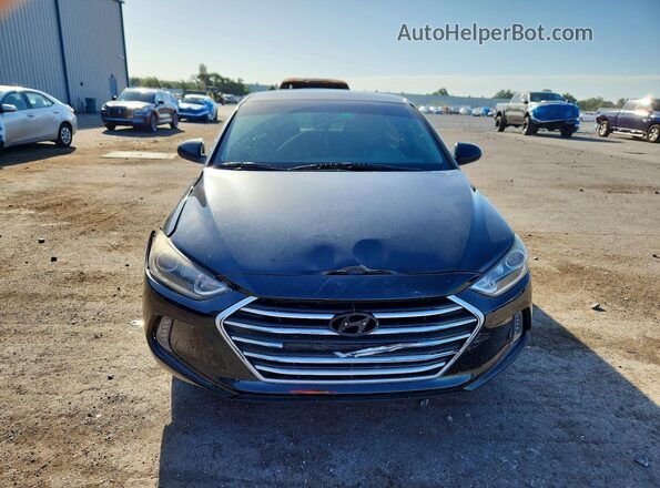 5NPD84LF4HH035818 2017 HYUNDAI ELANTRA Black Դիմացի տեսք