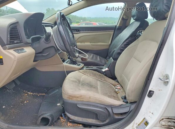 5NPD84LF4HH037553 2017 HYUNDAI ELANTRA White Vista interior delantera