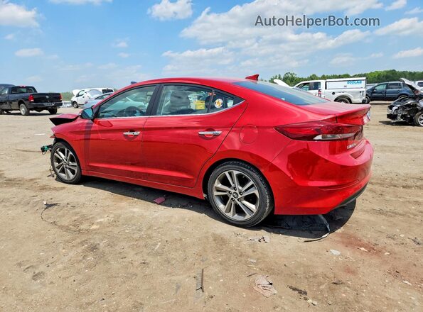 5NPD84LF4HH039111 2017 HYUNDAI ELANTRA Красный Задняя левая четверть