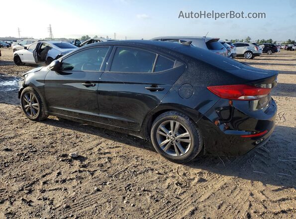 5NPD84LF4HH053803 2017 HYUNDAI ELANTRA Black Rear left