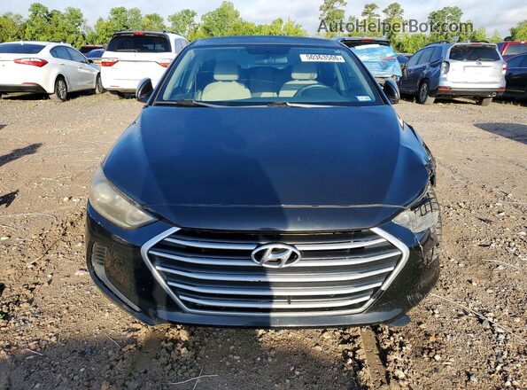 5NPD84LF4HH053803 2017 HYUNDAI ELANTRA Black Front view