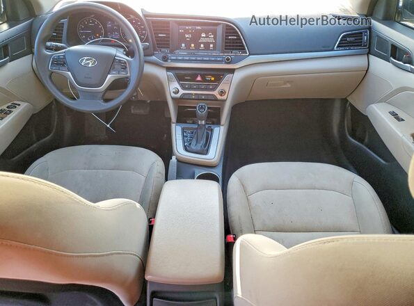 5NPD84LF4HH053803 2017 HYUNDAI ELANTRA Black Dashboard view