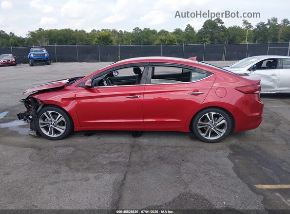 5NPD84LF4HH058161 2017 HYUNDAI ELANTRA Red Սալոնի 360 աստիճան տեսք