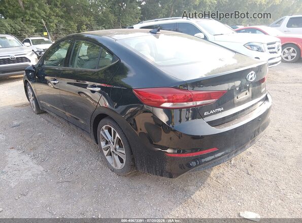 5NPD84LF4HH064333 2017 HYUNDAI ELANTRA Black Rear left