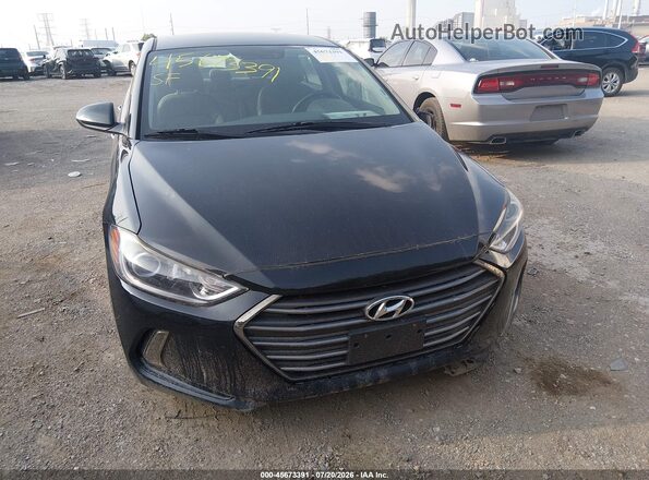 5NPD84LF4HH064333 2017 HYUNDAI ELANTRA Black Front view