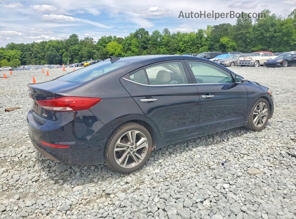 5NPD84LF4HH070892 2017 HYUNDAI ELANTRA Черный Задняя правая четверть