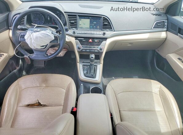 5NPD84LF4HH070892 2017 HYUNDAI ELANTRA Черный Вид панели приборов