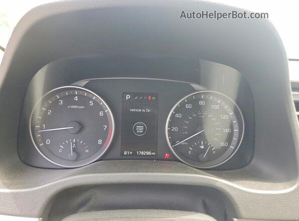5NPD84LF4HH070892 2017 HYUNDAI ELANTRA Черный Вид щитка приборов