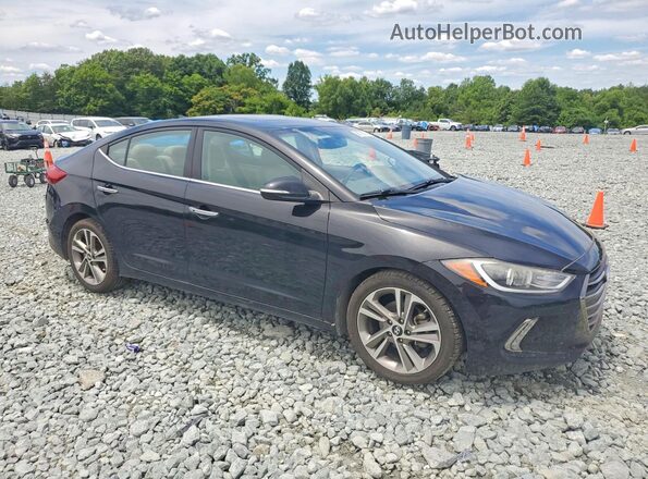 5NPD84LF4HH070892 2017 HYUNDAI ELANTRA Черный Передняя правая четверть