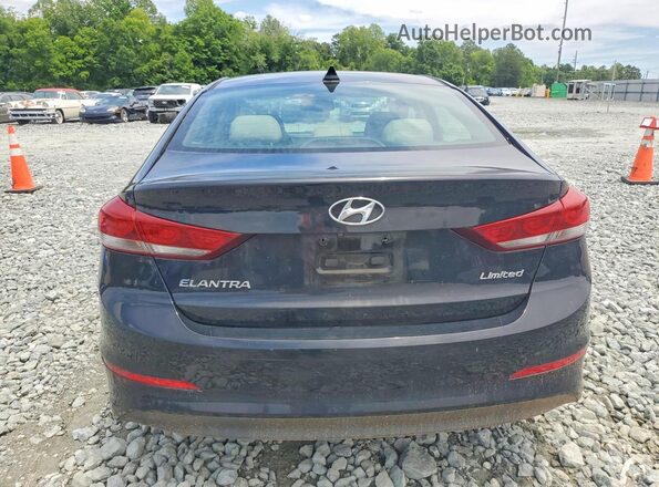 5NPD84LF4HH070892 2017 HYUNDAI ELANTRA Черный Вид сзади