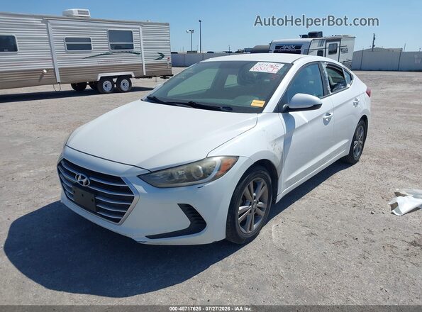 5NPD84LF4HH092990 2017 HYUNDAI ELANTRA White Vista tres cuartos delantera izquierda