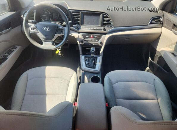 5NPD84LF4HH095078 2017 HYUNDAI ELANTRA Silver Առջևի վահանակի տեսք