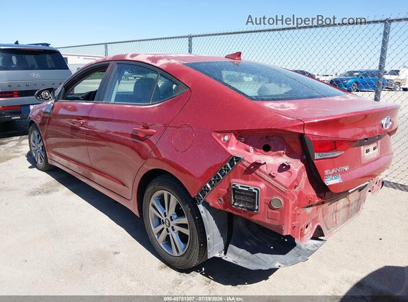 5NPD84LF4HH098076 2017 HYUNDAI ELANTRA Red Tył lewy