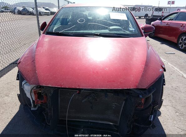 5NPD84LF4HH098076 2017 HYUNDAI ELANTRA Red Widok zestawu wskaźników