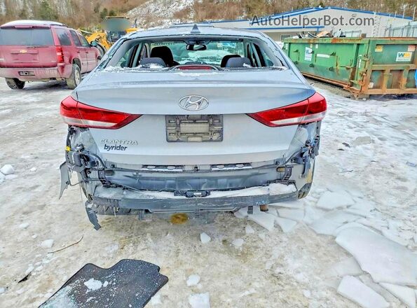 5NPD84LF4HH122425 2017 HYUNDAI ELANTRA Silver Rear view