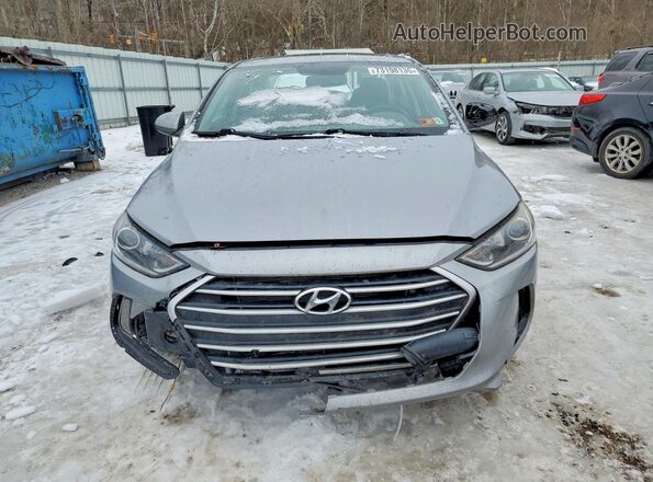 5NPD84LF4HH122425 2017 HYUNDAI ELANTRA Silver Front view