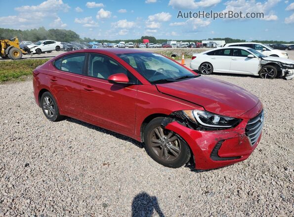 5NPD84LF4HH130766 2017 HYUNDAI ELANTRA Red Przód prawy