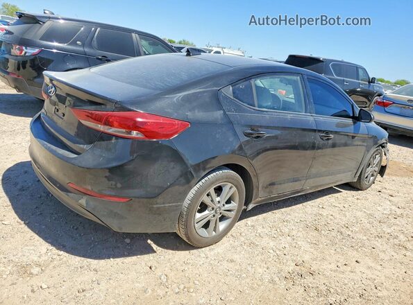 5NPD84LF4HH133635 2017 HYUNDAI ELANTRA Черный Задняя правая четверть