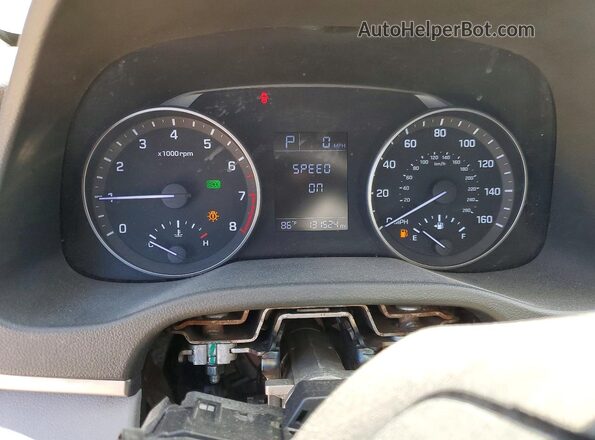 5NPD84LF4HH133635 2017 HYUNDAI ELANTRA Черный Вид щитка приборов