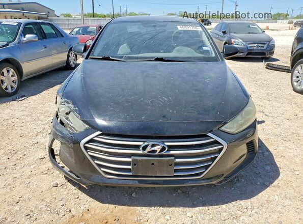 5NPD84LF4HH133635 2017 HYUNDAI ELANTRA Черный Вид спереди