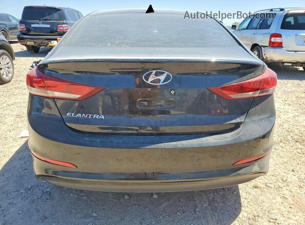 5NPD84LF4HH133635 2017 HYUNDAI ELANTRA Черный Вид сзади