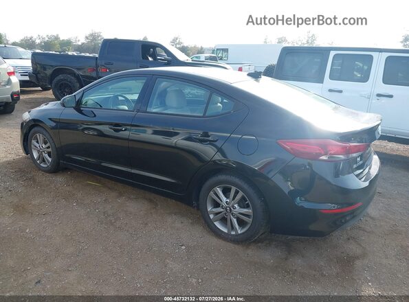 5NPD84LF4HH138592 2017 HYUNDAI ELANTRA Black Задня ліва чверть