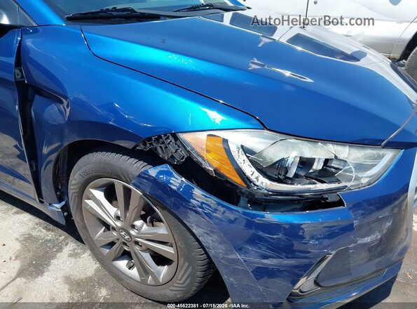 5NPD84LF4HH153867 2017 HYUNDAI ELANTRA Синий Вид спереди