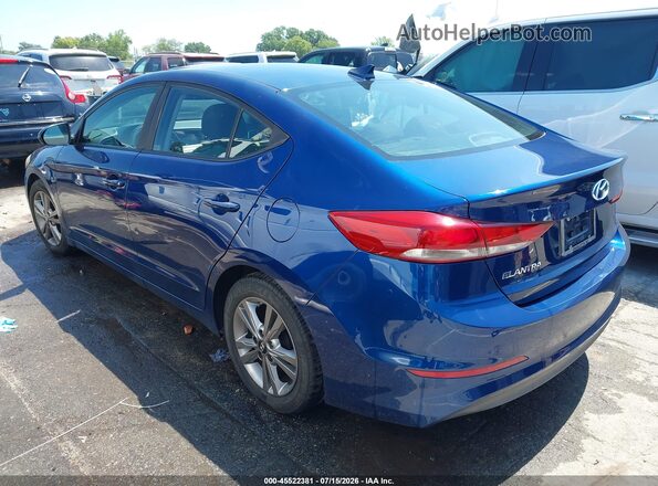 5NPD84LF4HH153867 2017 HYUNDAI ELANTRA Синий Задняя левая четверть