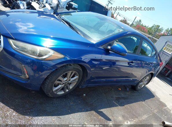 5NPD84LF4HH153867 2017 HYUNDAI ELANTRA Синий Панорамный вид салона 360°