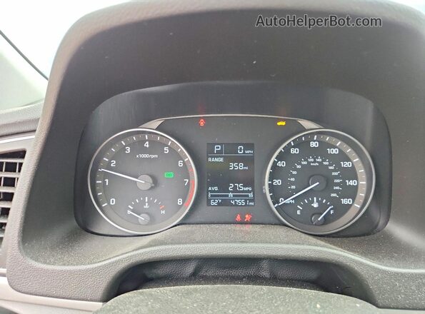 5NPD84LF4HH180891 2017 HYUNDAI ELANTRA Blue Instrument cluster view