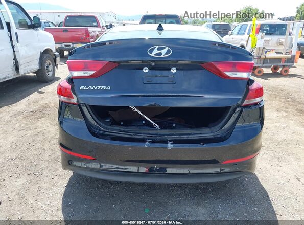 5NPD84LF4HH188327 2017 HYUNDAI ELANTRA Black წინა ხედი