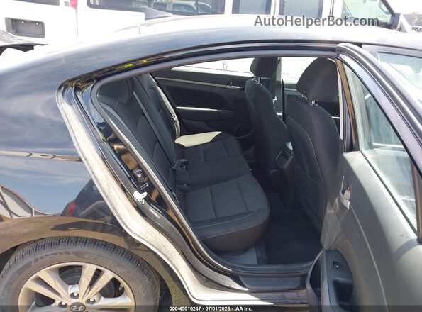 5NPD84LF4HH188327 2017 HYUNDAI ELANTRA Black VIN კოდის სტიკერის ხედი