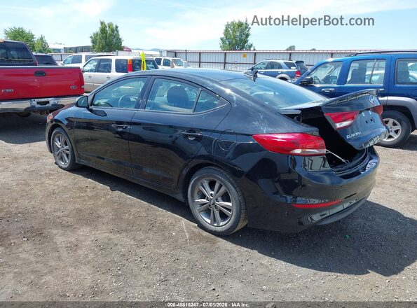 5NPD84LF4HH188327 2017 HYUNDAI ELANTRA Black უკანა მარცხენა