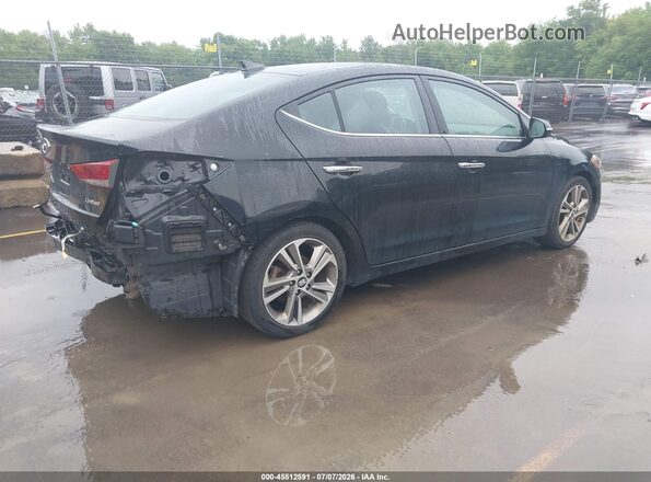 5NPD84LF4HH209791 2017 HYUNDAI ELANTRA Black Задня права чверть
