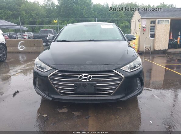 5NPD84LF4HH209791 2017 HYUNDAI ELANTRA Black Вид щитка приладів