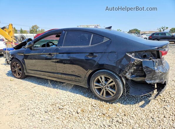 5NPD84LF4JH219890 2018 HYUNDAI ELANTRA Black Tył lewy