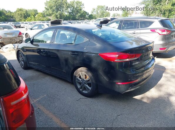 5NPD84LF4JH224264 2018 HYUNDAI ELANTRA Черный Задняя левая четверть