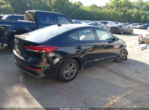 5NPD84LF4JH224264 2018 HYUNDAI ELANTRA Черный Задняя правая четверть