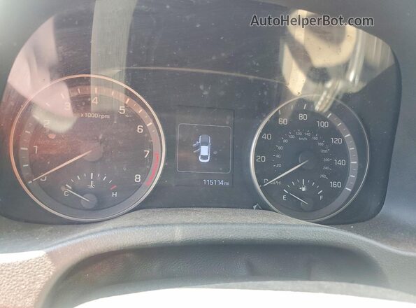 5NPD84LF4JH228623 2018 HYUNDAI ELANTRA Gray Vista del cuadro de instrumentos