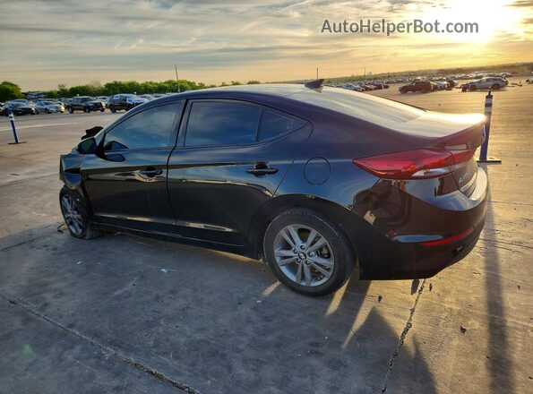 5NPD84LF4JH237077 2018 HYUNDAI ELANTRA Черный Задняя левая четверть