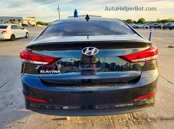 5NPD84LF4JH237077 2018 HYUNDAI ELANTRA Черный Вид сзади