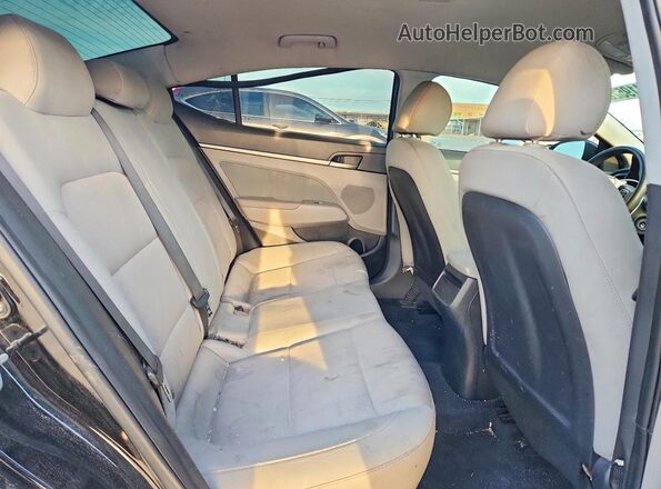5NPD84LF4JH237077 2018 HYUNDAI ELANTRA Черный Вид задних сидений