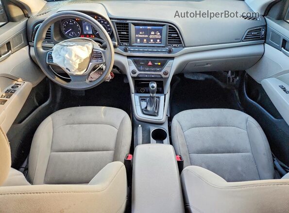 5NPD84LF4JH237077 2018 HYUNDAI ELANTRA Черный Вид панели приборов