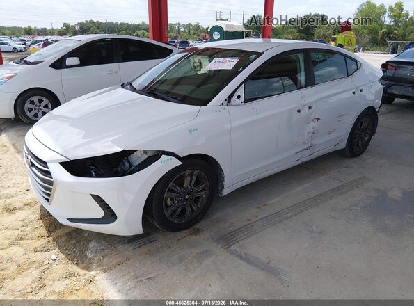 5NPD84LF4JH242389 2018 HYUNDAI ELANTRA White Front left