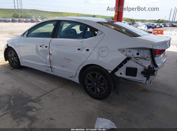 5NPD84LF4JH242389 2018 HYUNDAI ELANTRA White Rear left