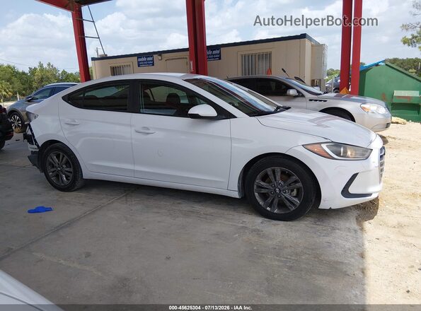 5NPD84LF4JH242389 2018 HYUNDAI ELANTRA White Rear interior view