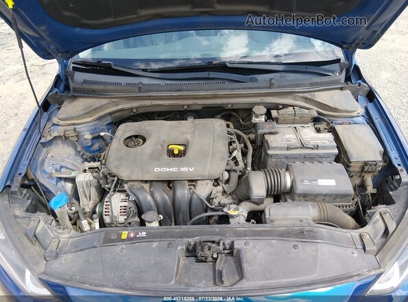 5NPD84LF4JH245423 2018 HYUNDAI ELANTRA Blue Հետևի տեսք
