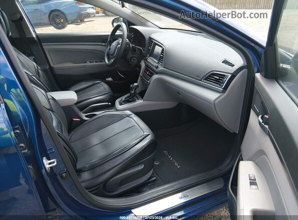 5NPD84LF4JH245423 2018 HYUNDAI ELANTRA Blue Սալոնի դիմացի տեսք
