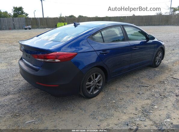 5NPD84LF4JH245423 2018 HYUNDAI ELANTRA Blue Հետևի աջ