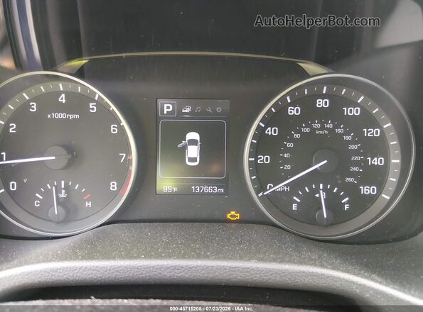 5NPD84LF4JH245423 2018 HYUNDAI ELANTRA Blue Հետևի նստատեղերի տեսք
